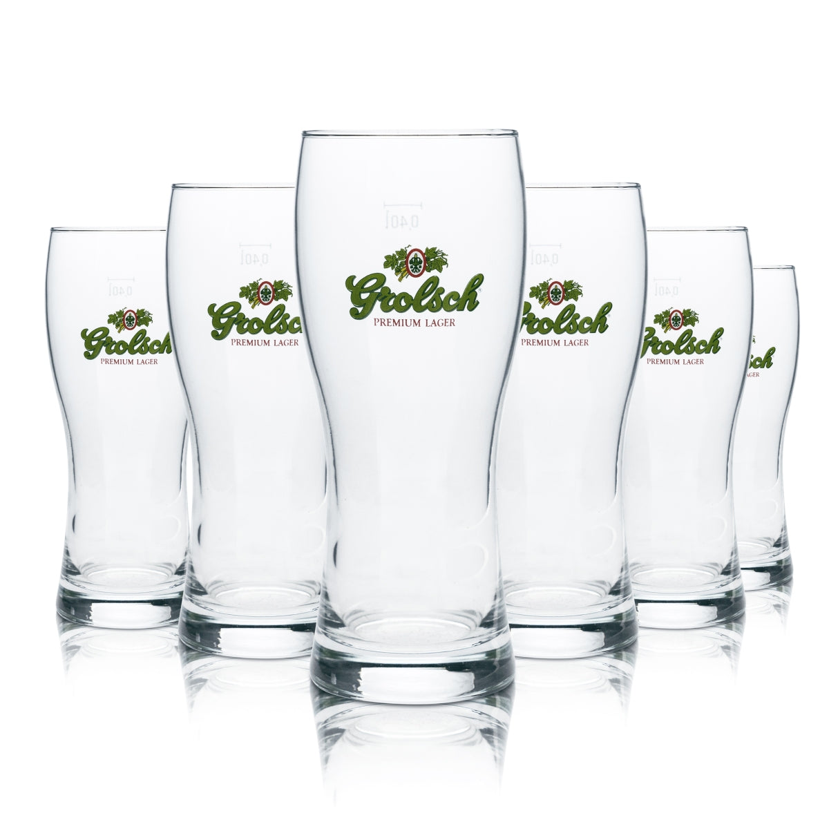 6 bicchieri da birra Grolsch 0,4 l tumbler bicchieri da birra birrificio birra chiara NL