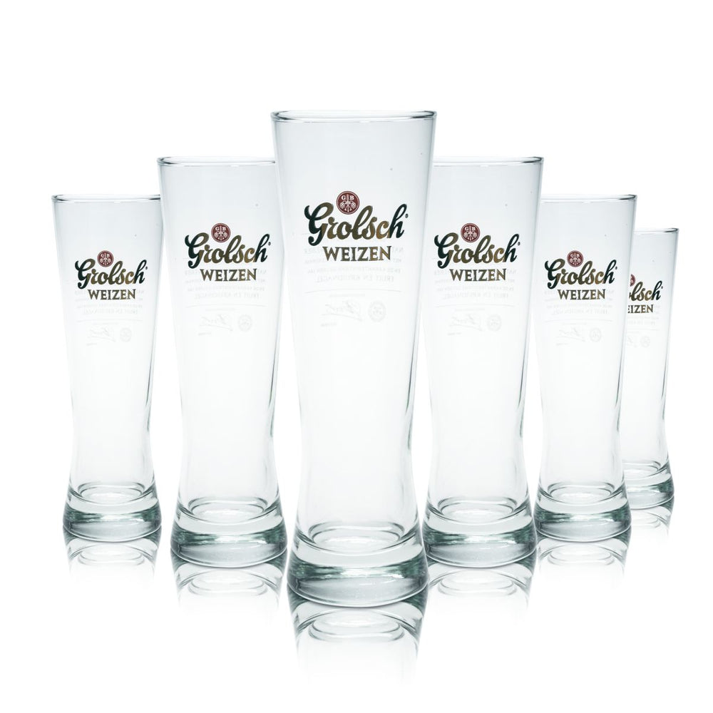 6 bicchieri Grolsch da 0,3 l bicchieri da birra bianca set di bicchieri da birra bicchieri da birra di frumento birrificio