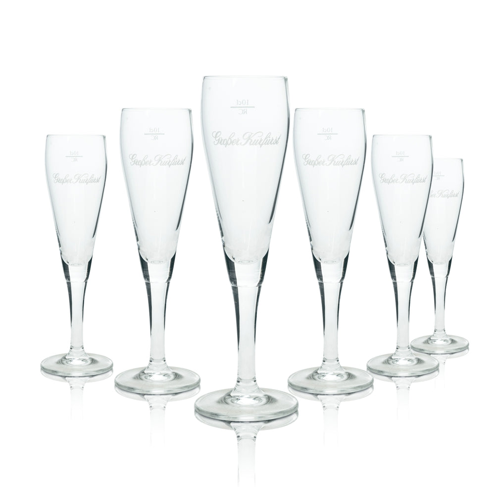 6 bicchieri da spumante Grand Curfürst 0,1 l Ritzenhoff Bicchieri da champagne Flute Kelch