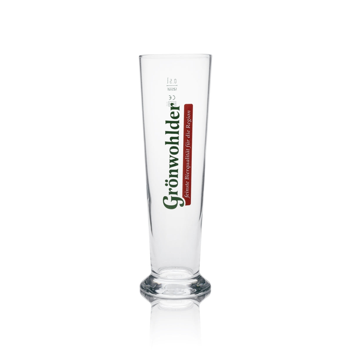 6 bicchieri da birra Grünwohlder 0,5 l, forma tulipano, scritta verde Rastal – Vista 2