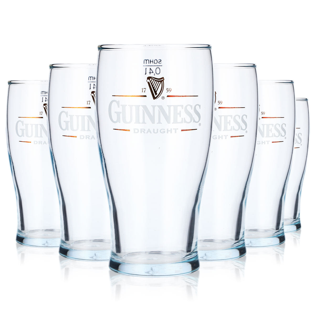 6 bicchieri da birra Guinness da 0,4 l Bicchieri da birra Draught Irish Bicchieri Sahm Tulip – Vista 5