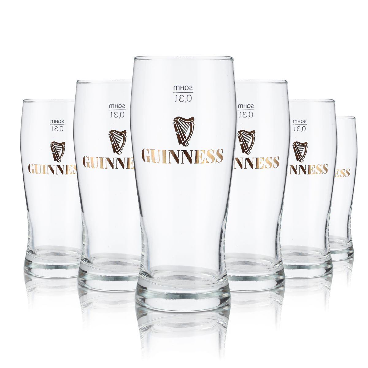 6 bicchieri Guinness da 0,3 l Irish Tout Beer Ideal Set di bicchieri da birra Brewery UK