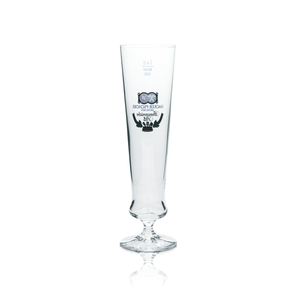 6 bicchieri da birra Hacker Pschorr 0,4 l, forma a tulipano, serie Braumeisterpils Rastal – Vista 3