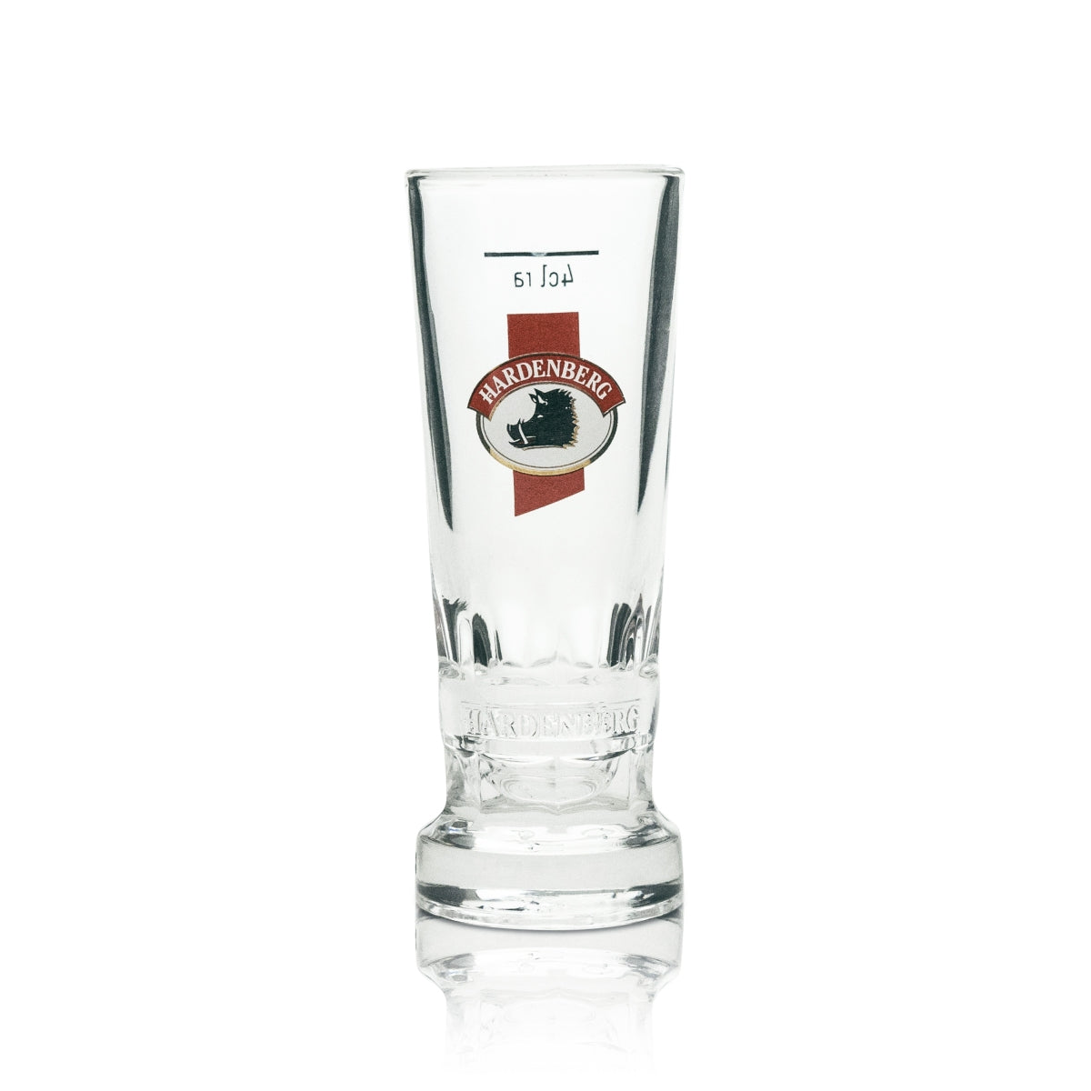 6 bicchierini da shot Hardenberg con logo rosso allungato 4 cl Rastal – Vista 2