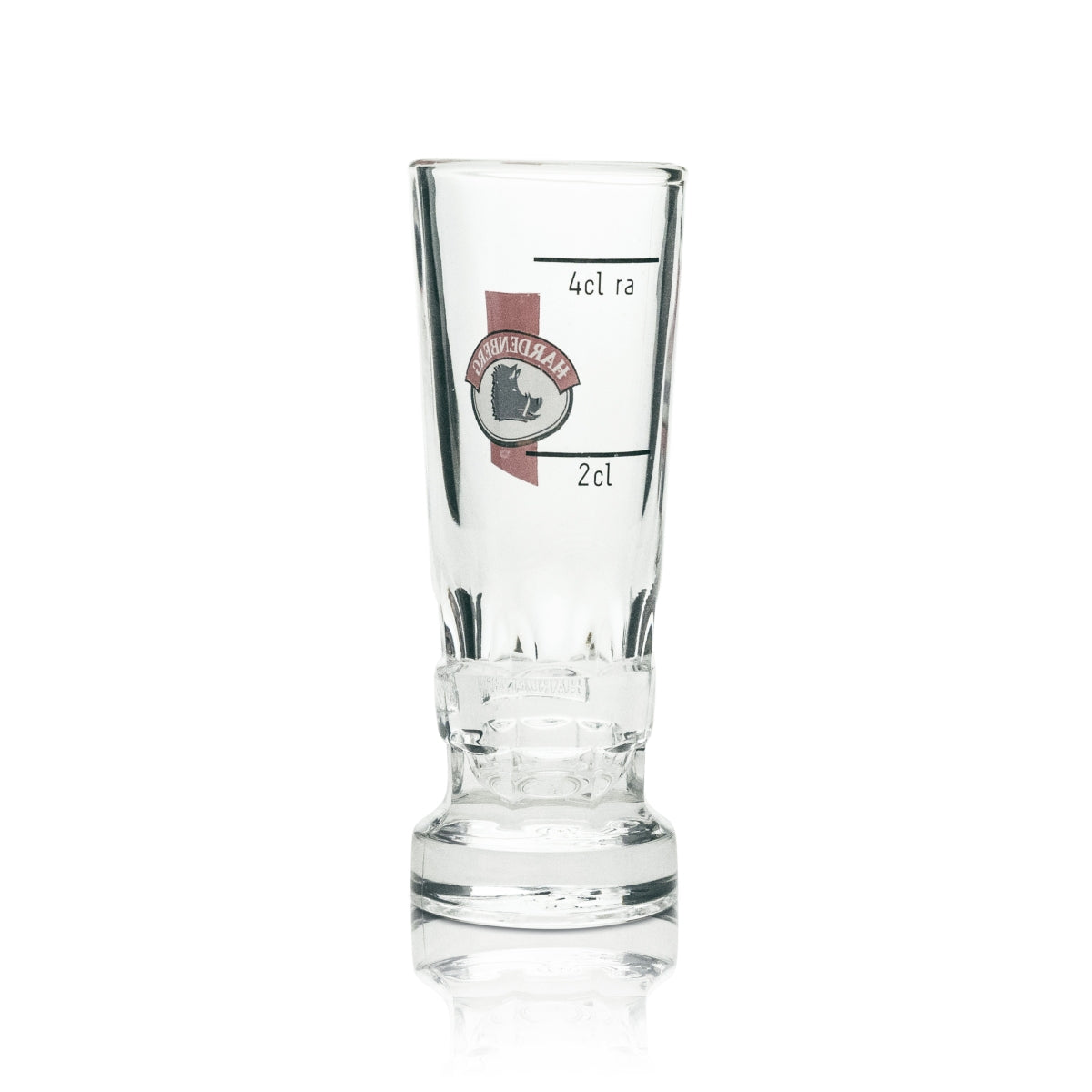 6 bicchierini da shot Hardenberg con logo rosso allungato 4 cl Rastal – Vista 3