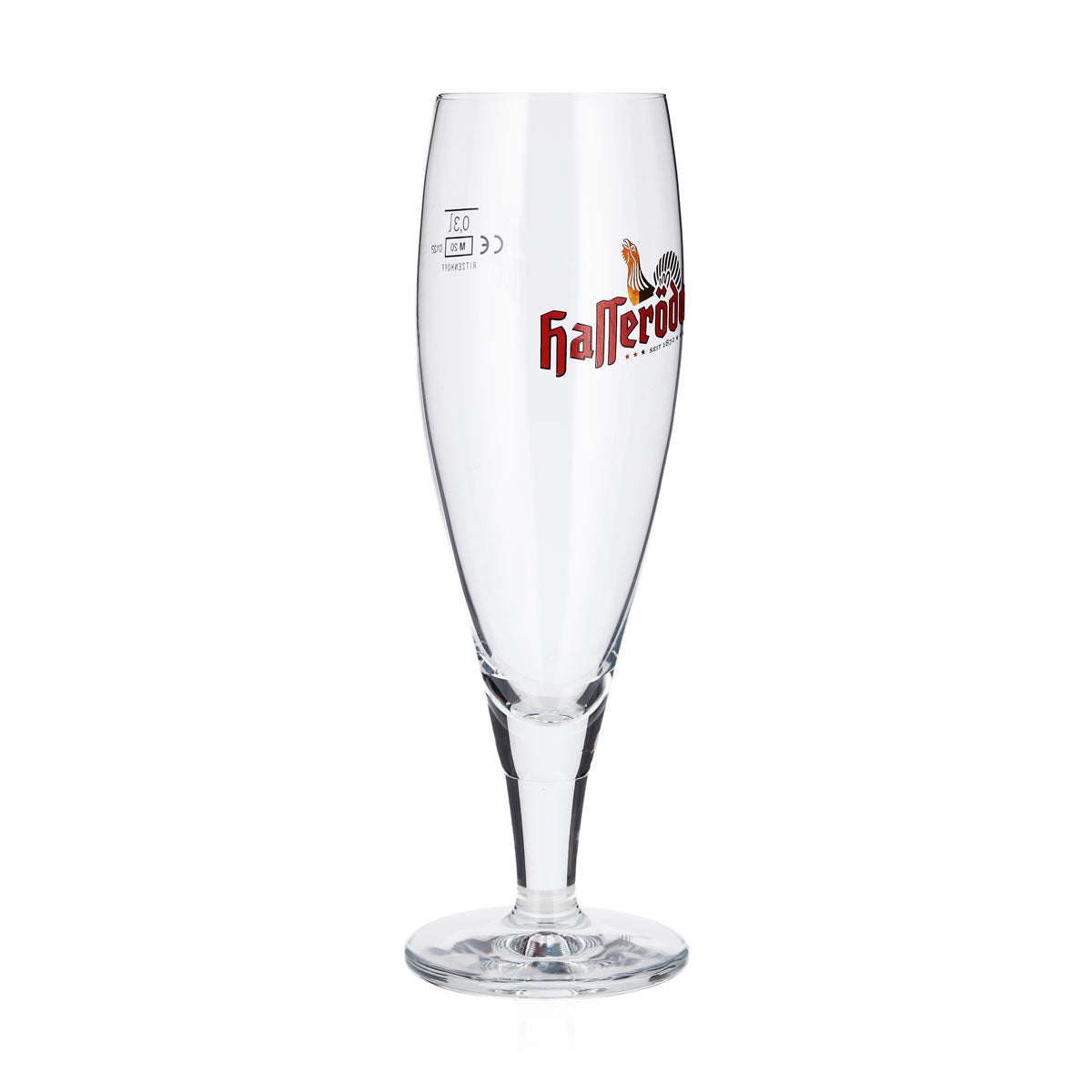 6 bicchieri da birra Hasseröder da 0,3 l, modello "Gockel d'oro" di Ritzenhoff, forma a tulipano – Vista 3