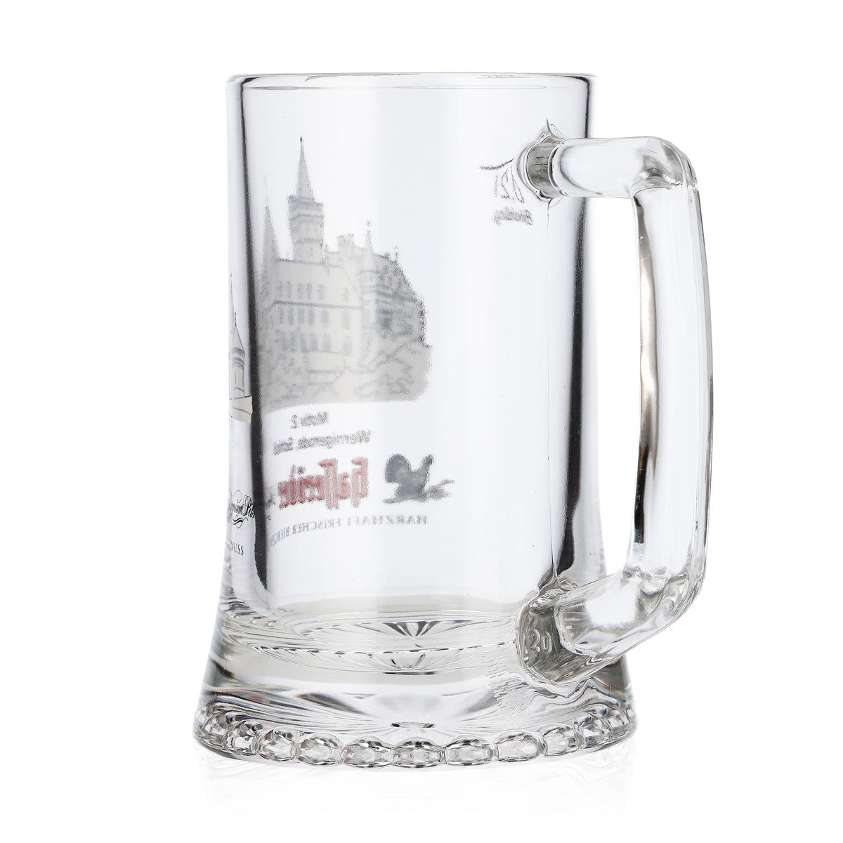 6 bicchieri da birra Hasseröder, boccale da 0,2 l, motivo 2: Castello di Wernigerode (set da 6) – Vista 5