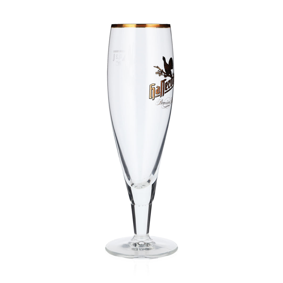 6 bicchieri da birra Hasseröder 0,2 l con bordo dorato Alegro Pokal lungo Ritzenhoff – Vista 3