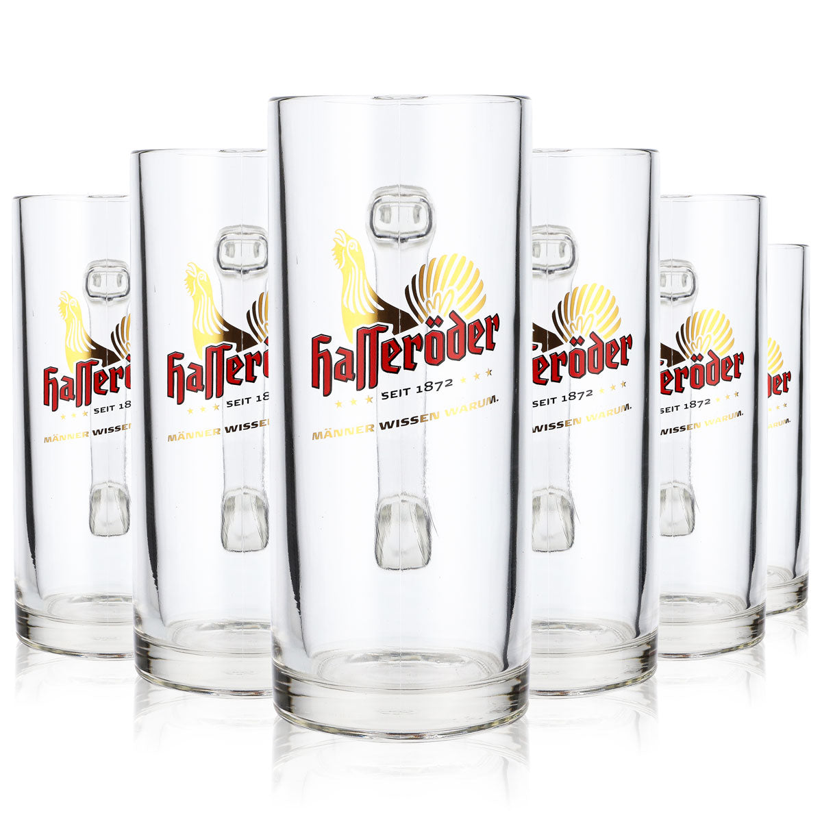 6 bicchieri da birra Hasseröder Bicchiere da birra Bicchiere da birra 0,4 l "Reno-Seidel" – Vista 7