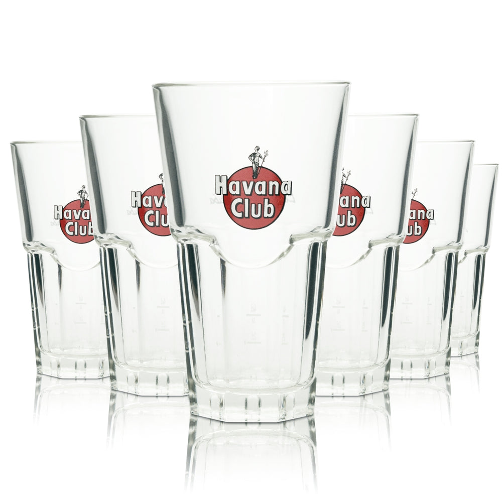 6 bicchieri da rum Havana Club 0,35 l bicchieri long drink Gastro Bar Cola Cuba Libre Lime