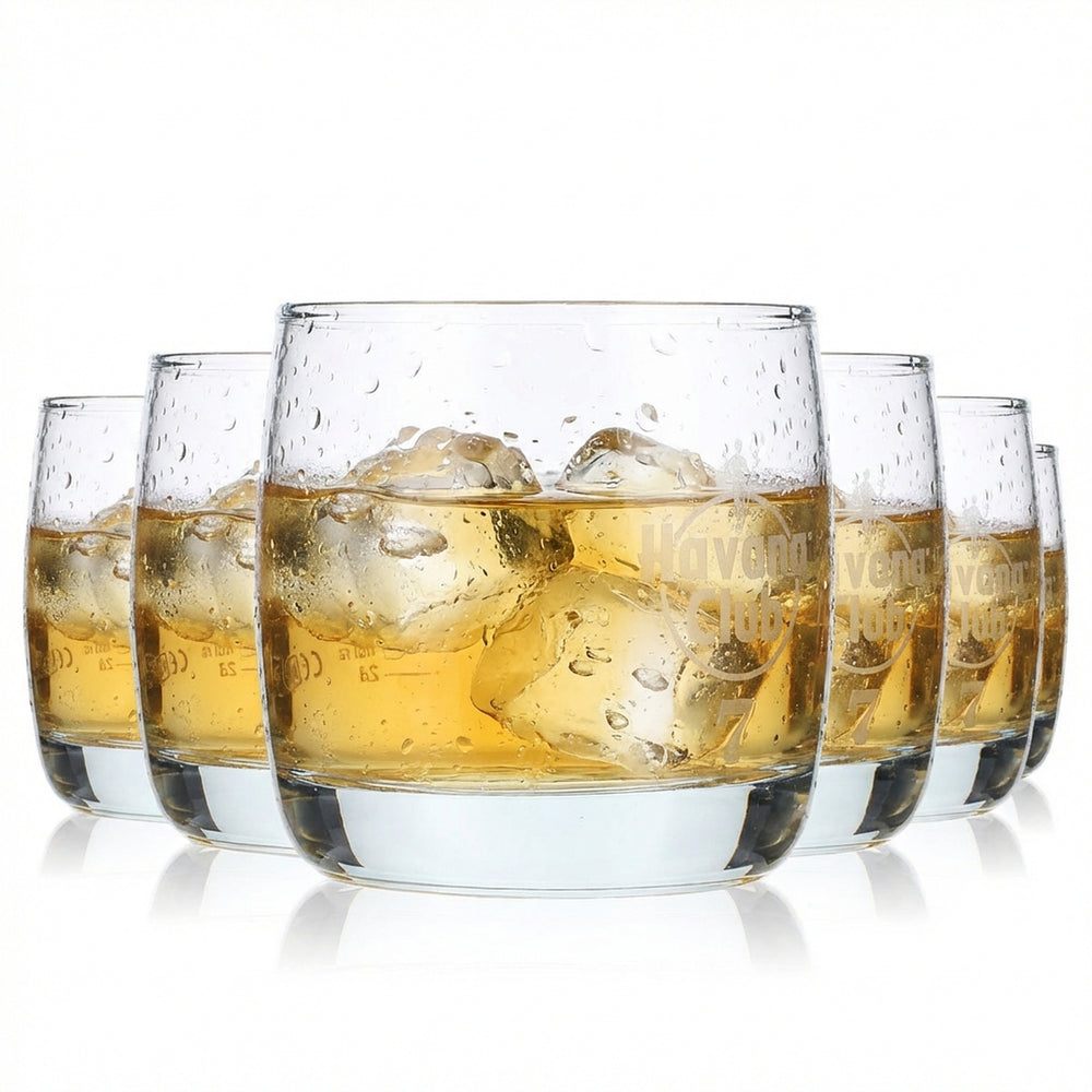 6 bicchieri da rum Havana Rum Glass bicchieri da rum bombati tumbler 310 ml Club 7