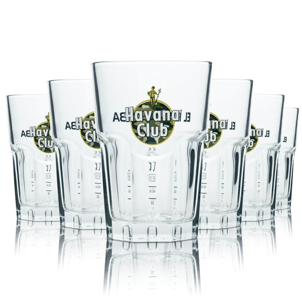 6 bicchieri Havana Tiger 0,34 l edizione speciale limitata bicchieri da long drink mimetici