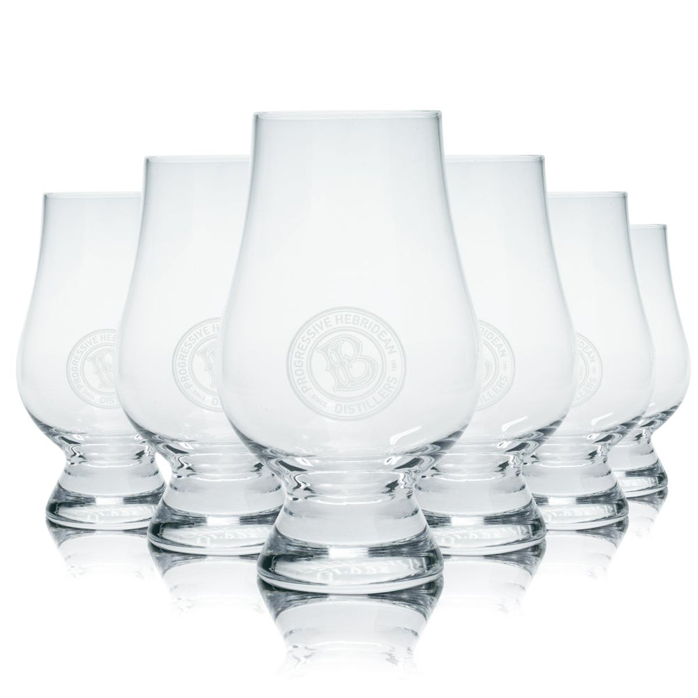 set di 6 bicchieri da degustazione per whisky Hebridean in vetro da 0,2 l Progressive Distillers