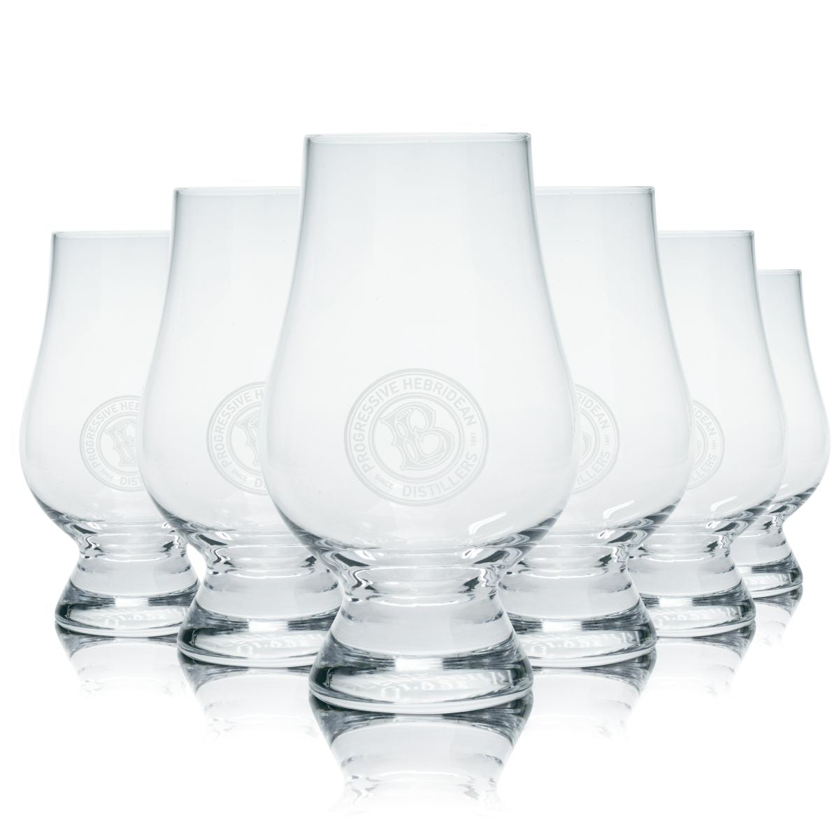 set di 6 bicchieri da degustazione per whisky Hebridean in vetro da 0,2 l Progressive Distillers