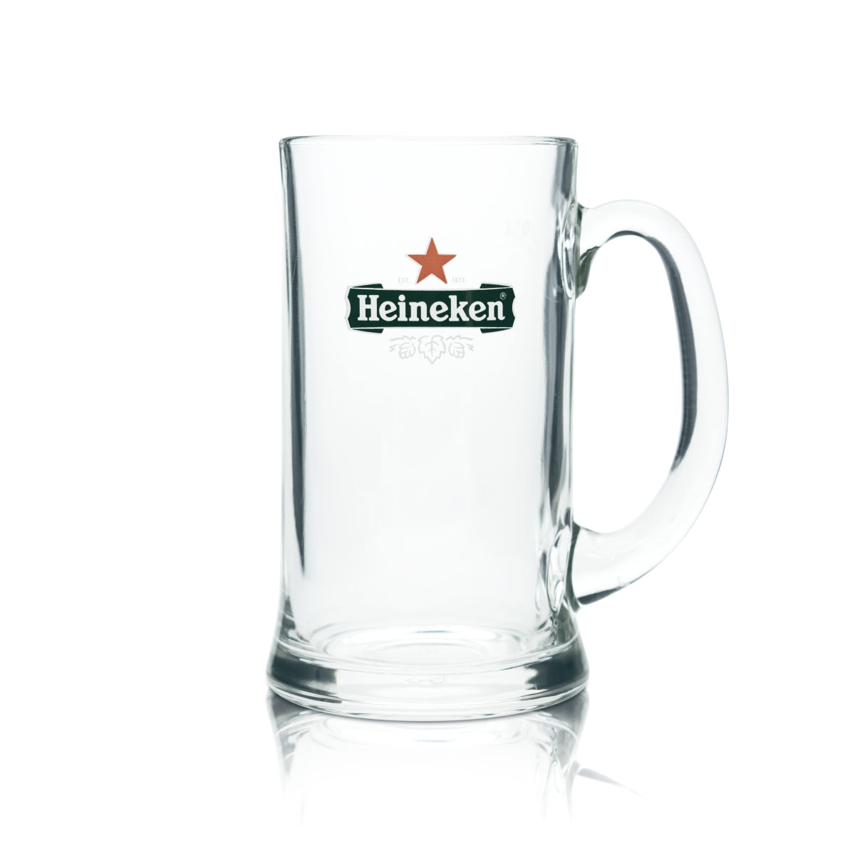 6 bicchieri da birra Heineken 0,5 l boccale Humpen Seidel con manico per bar e pub – Vista 2