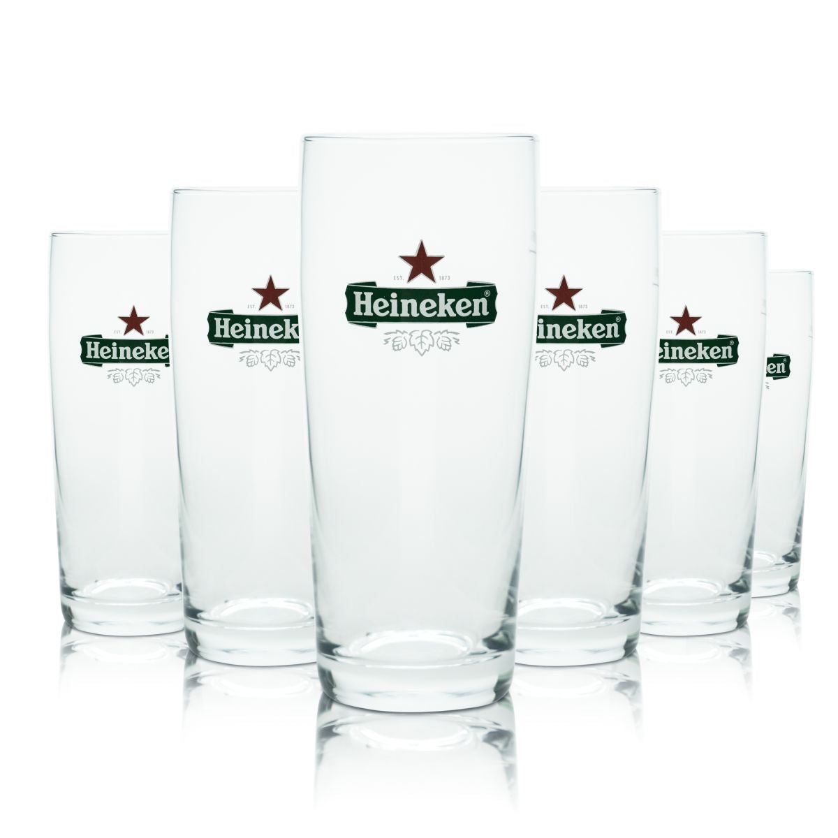 6 bicchieri Heineken 0,18 l Willibecher Bicchieri da birra Lager Pils Paesi Bassi Birrificio