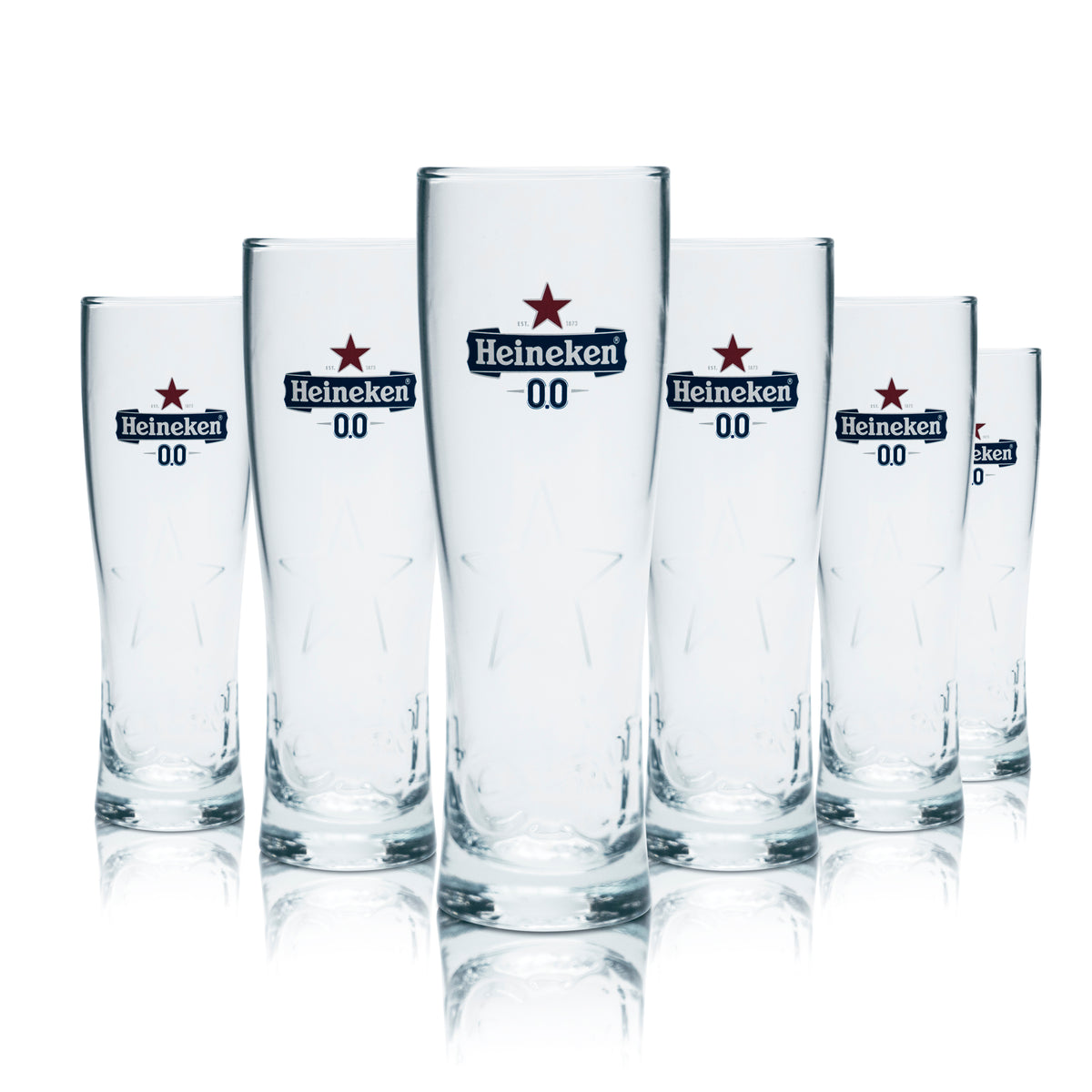 6 bicchieri Heineken da 0,25 l, bicchieri da birra a forma di coppa, 0,0, calibrati, per uso gastronomico – Vista 6