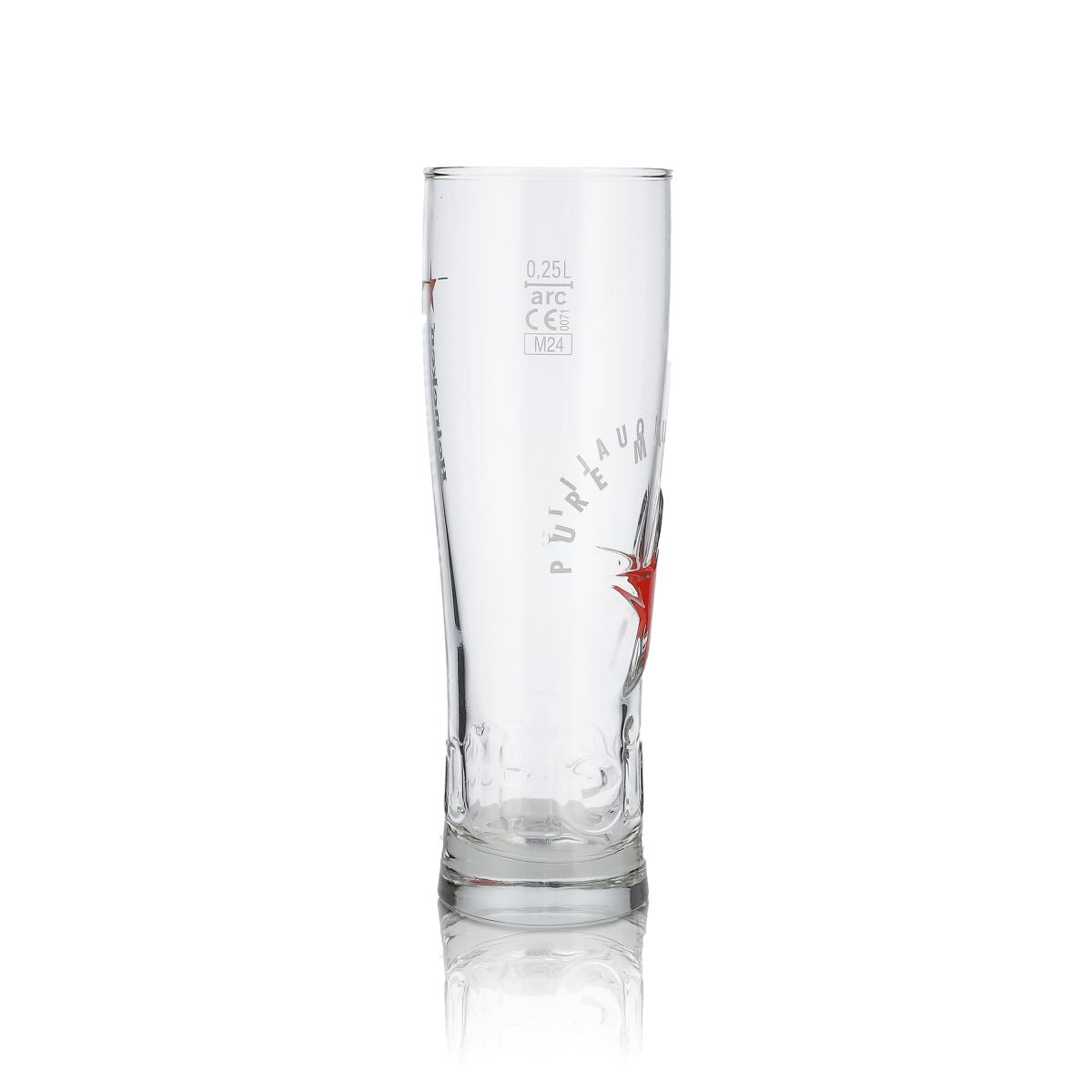 6 bicchieri Heineken da 0,25 l, set di bicchieri Pilsner Star Glass con stella rossa Brewery – Vista 3