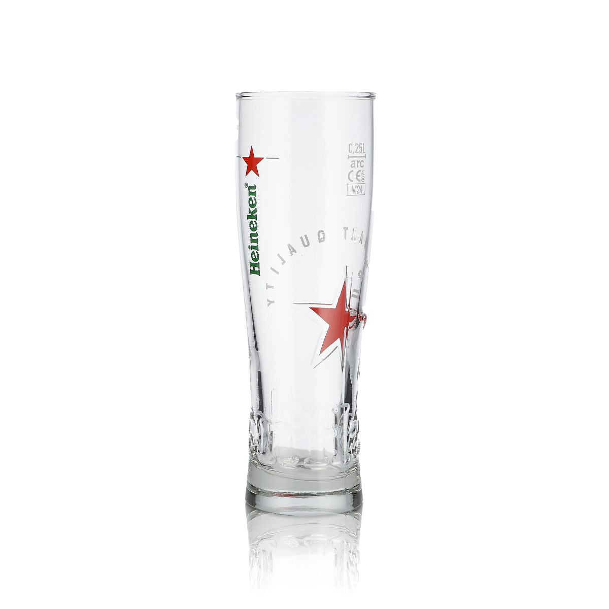 6 bicchieri Heineken da 0,25 l, set di bicchieri Pilsner Star Glass con stella rossa Brewery – Vista 5
