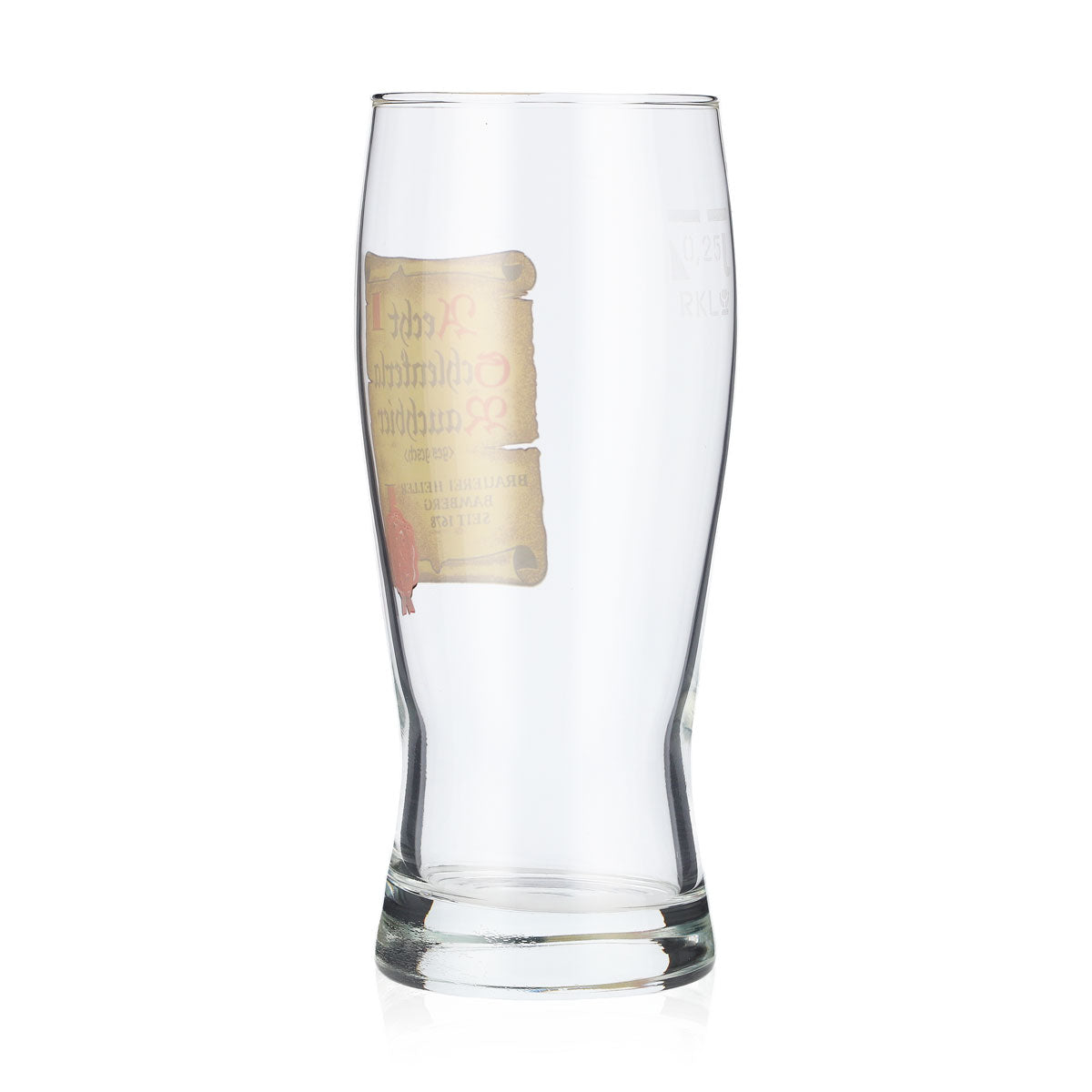 6 bicchieri da birra chiari da 0,25 l Bicchieri da birra Tulip Bicchieri da birra con scritta a pergamena – Vista 4
