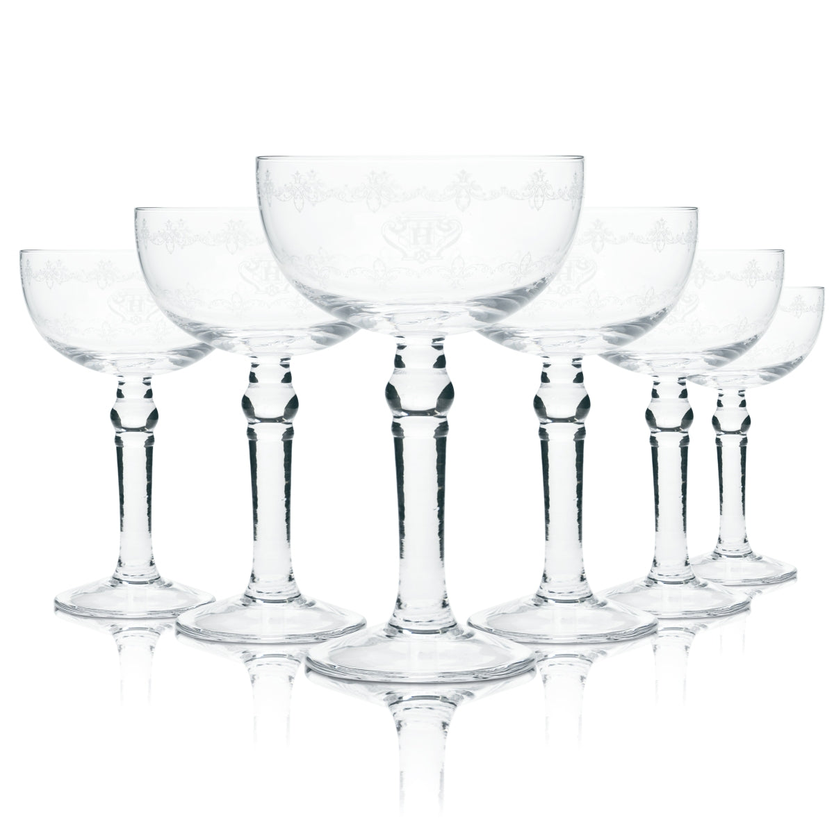 6 bicchieri da gin Hendricks 0,2 l, design a calice, bicchieri da cocktail long drink tonic