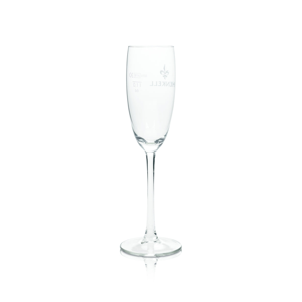 6 bicchieri da spumante Henkell 0,1 l flûte con stelo in rovere Tulipano Prosecco Bar – Vista 3