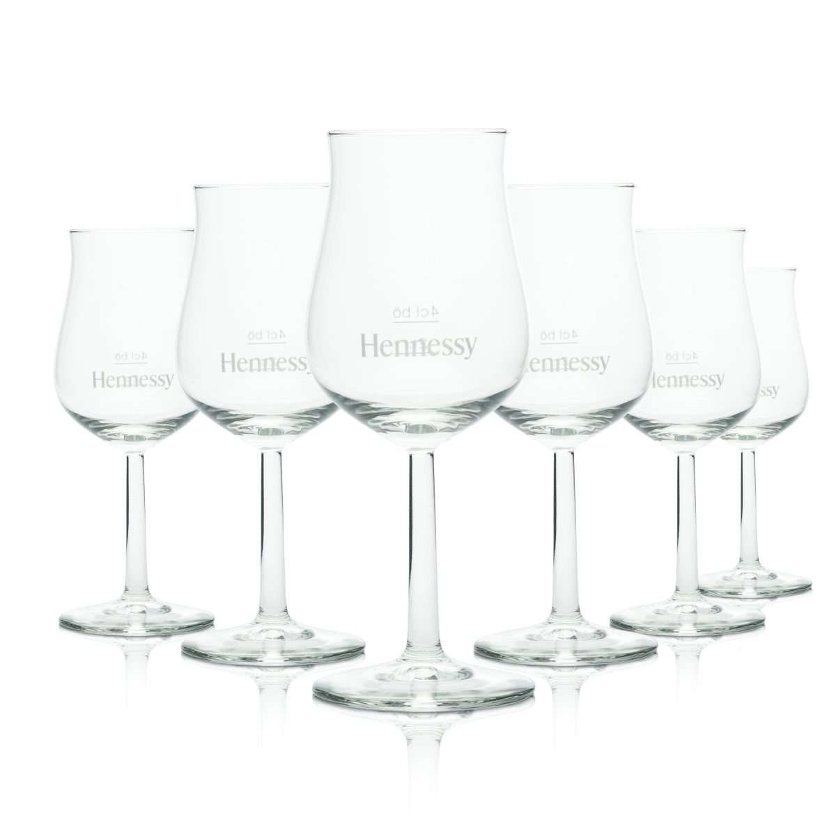 6 bicchieri Hennessy 0,1 l calibrati Sommelier Tasting Nosing Whisky Gastro