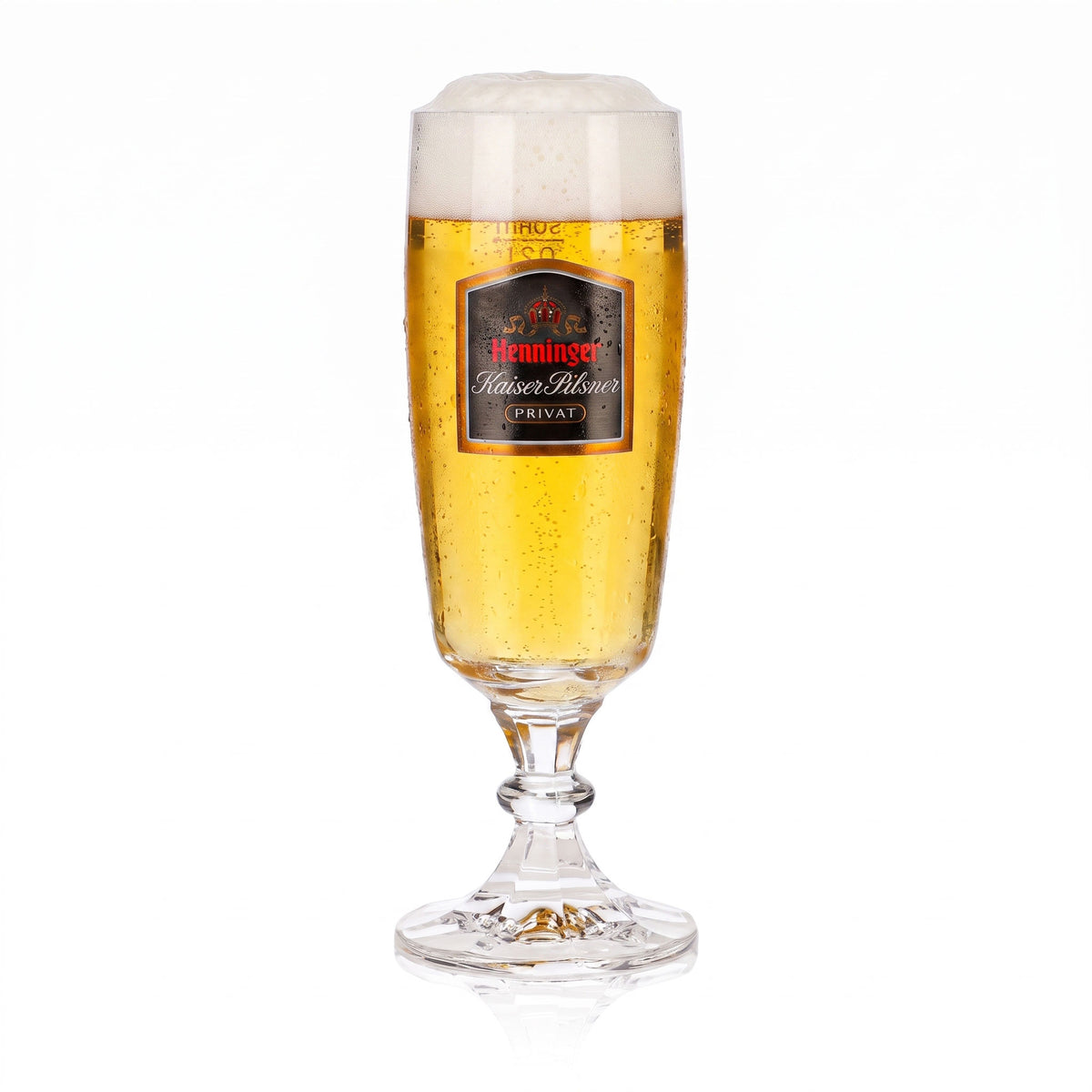 6 bicchieri da birra Henninger da 0,2 l, modello "Kaiser Pilsner 'Privat' Sahm" (set da 6) – Vista 2