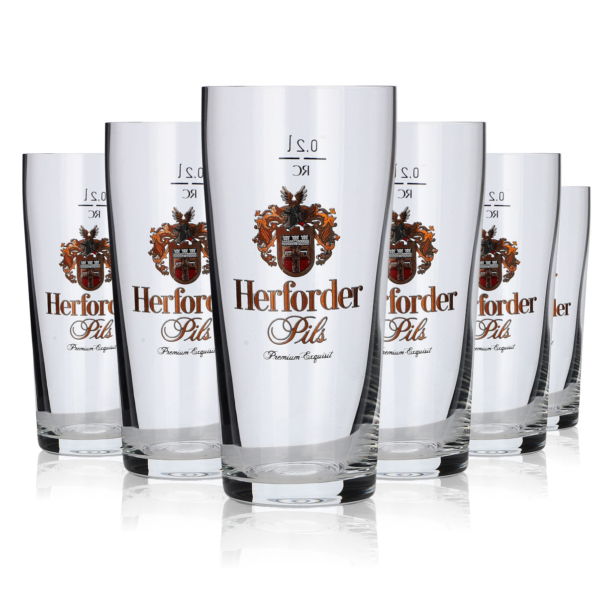 6 bicchieri da birra Herforder Willibecher Nuova forma Bicchiere 0,2 l Ritzenhoff – Vista 5