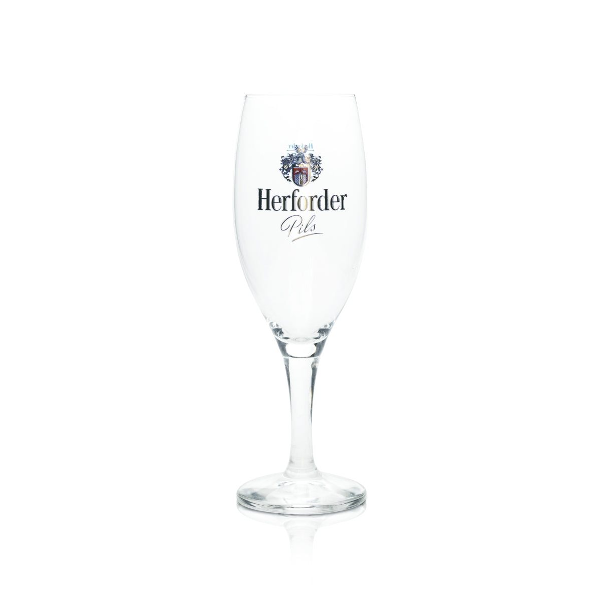 6 bicchieri da birra Herforder Pils da 0,25 l, forma a tulipano, con manico e stella Pegasus, birrificio Rastal – Vista 2