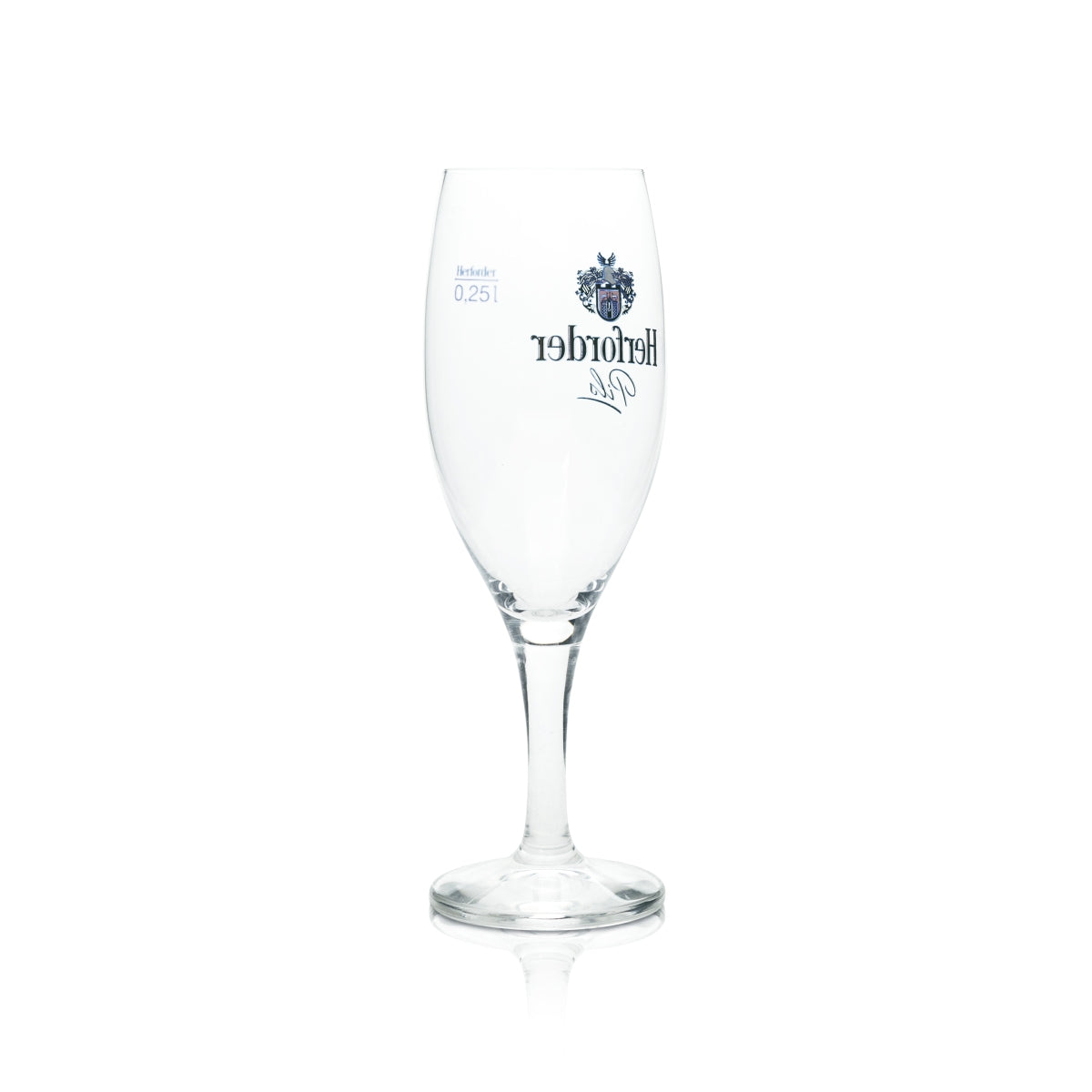 6 bicchieri da birra Herforder Pils da 0,25 l, forma a tulipano, con manico e stella Pegasus, birrificio Rastal – Vista 3