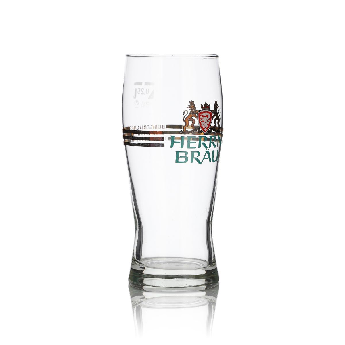 6 bicchieri Herrbräu da 0,25 l Set di bicchieri da birra Willibecher Birrificio Gastronomia Calibrati – Vista 3