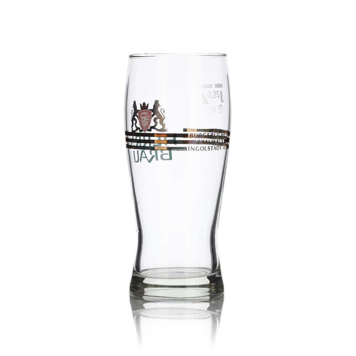 6 bicchieri Herrbräu da 0,25 l Set di bicchieri da birra Willibecher Birrificio Gastronomia Calibrati – Vista 4