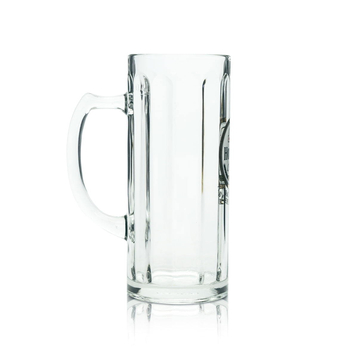 6 bicchieri da birra Hirsch Bräu 0,4 l boccale Honer Gold Seidel bicchieri Pils boccali con manico – Vista 3