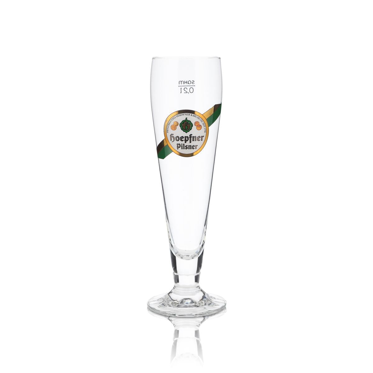 6 bicchieri Hoepfner 0,2 l a forma di coppa Pilsner Tulipano Set di bicchieri da birra Birrificio Karlsruhe – Vista 2