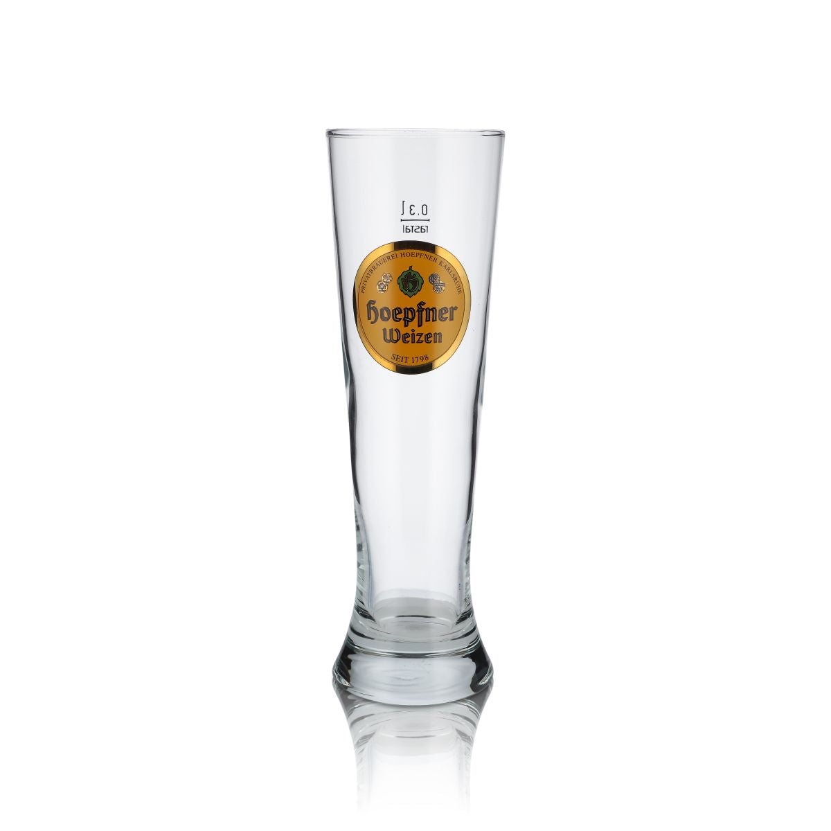 6 bicchieri Hoepfner da 0,3 l per birra bianca Set di bicchieri per birra bianca Birrificio Karlsruhe – Vista 2