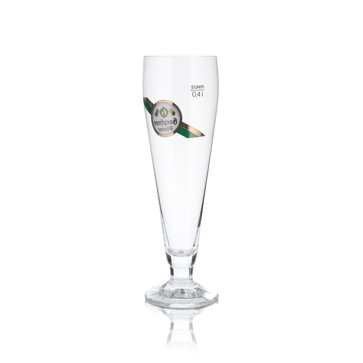 6 bicchieri Hoepfner 0,4 l a forma di coppa Pilsner Tulipano Set di bicchieri da birra Birrificio Karlsruhe – Vista 3