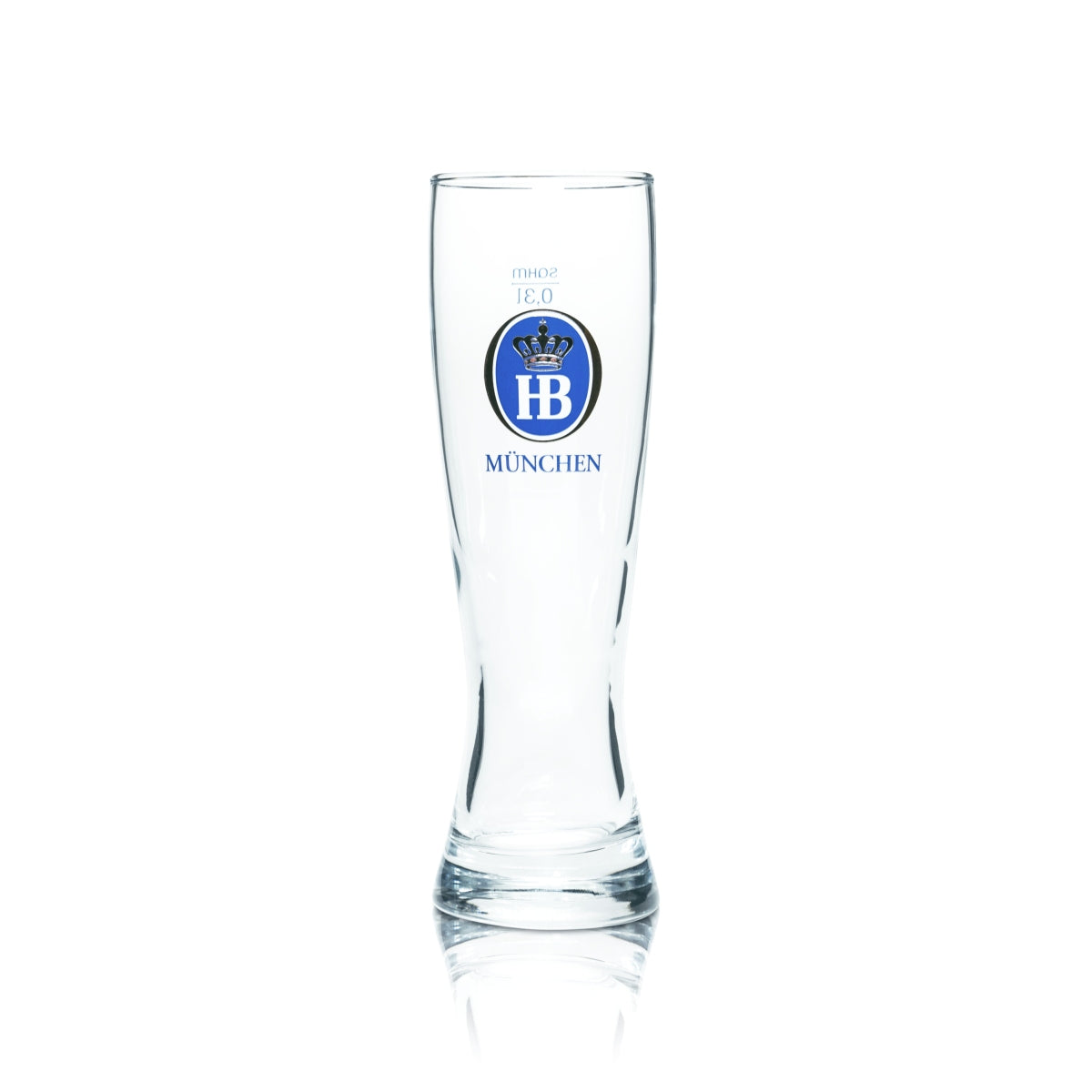 6 bicchieri da birra Hofbräu München 0,3 l per birra bianca Sahm HB Weizen Gläser Hefe Beer – Vista 3