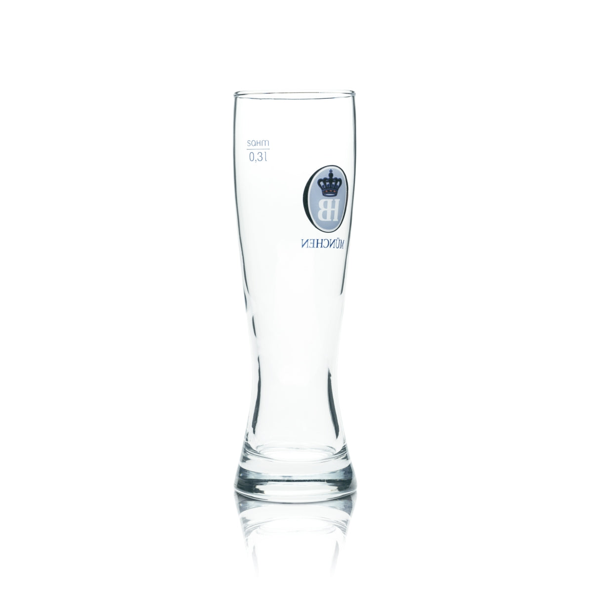 6 bicchieri da birra Hofbräu München 0,3 l per birra bianca Sahm HB Weizen Gläser Hefe Beer – Vista 4