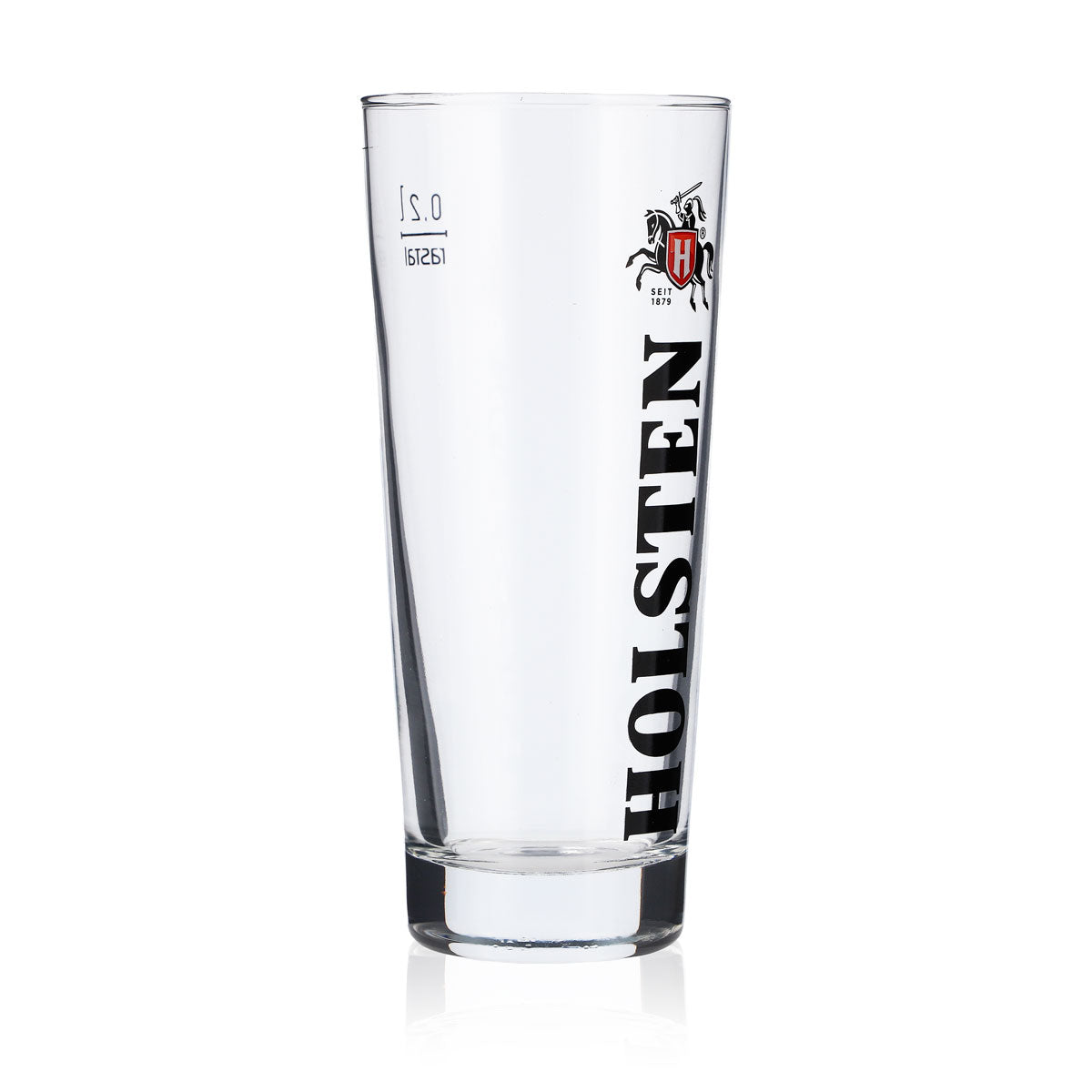 6 bicchieri da birra Holsten da 0,2 l Willli-Becher Bicchieri da birra Logo nero verticale – Vista 3