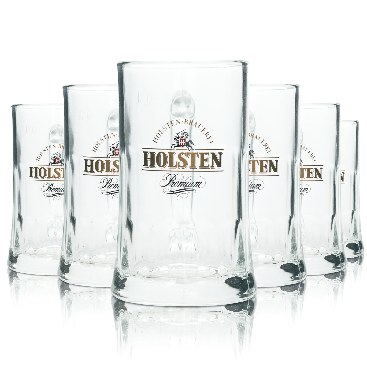 6 bicchieri da birra Holsten 0,3 l boccale Salzburg Sahm Seidel Henkel bicchieri boccali Pils bar
