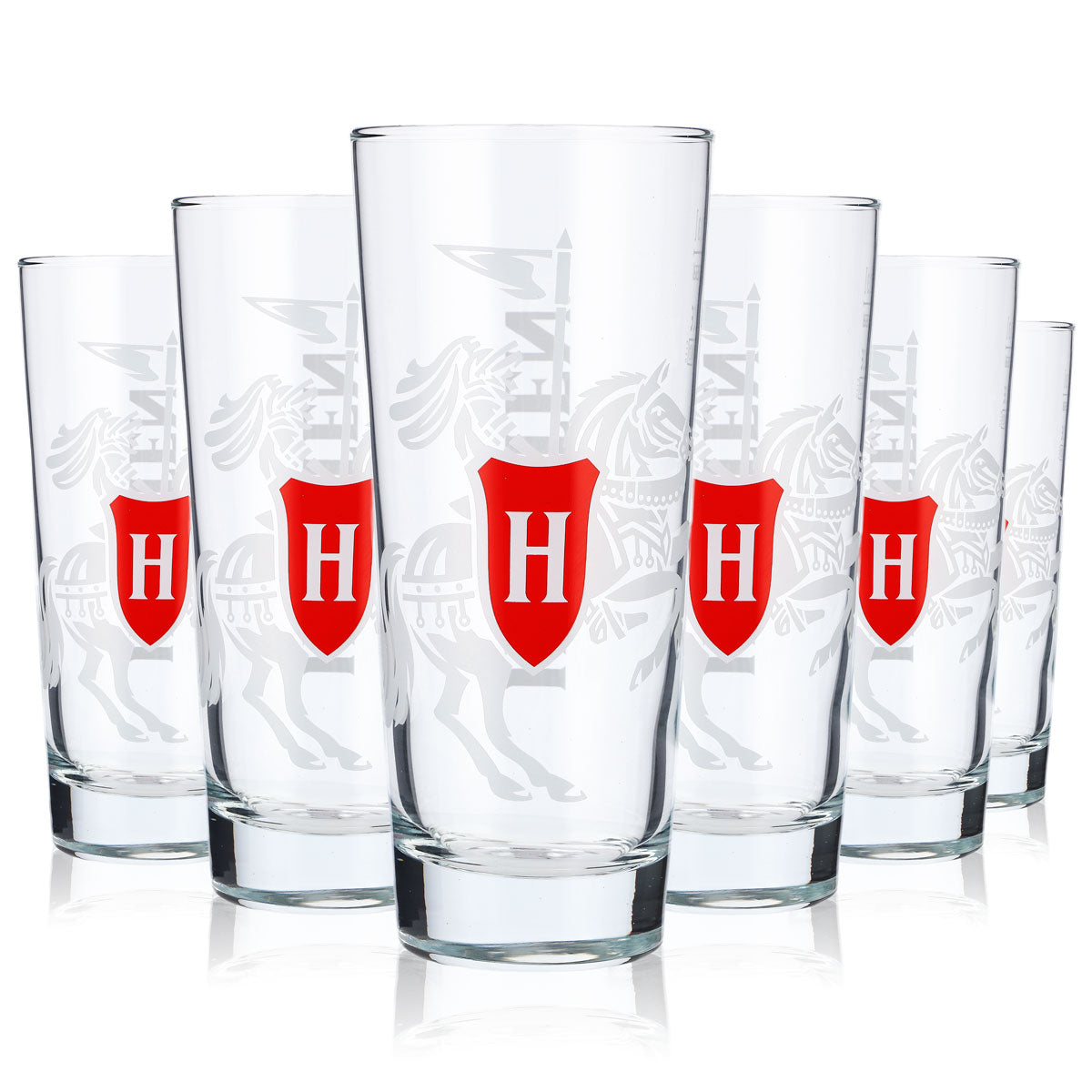 6 bicchieri da birra Holsten da 0,3 l Bicchieri da birra Willi Logo bianco verticale – Vista 6
