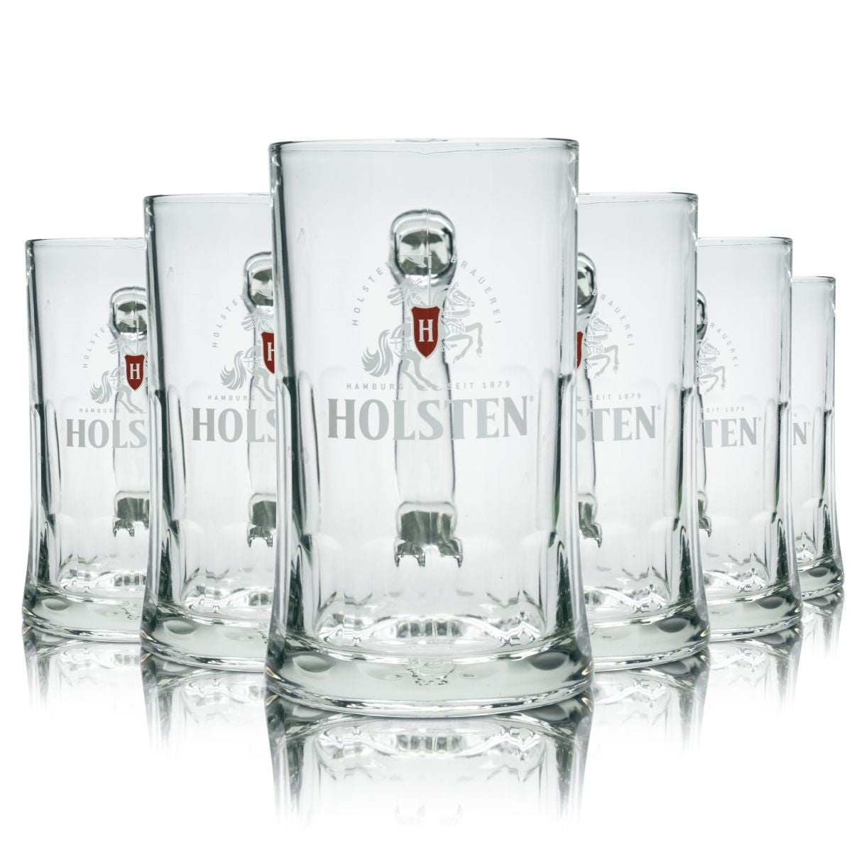 6 bicchieri da birra Holsten 0,5 l, forma tradizionale, set di boccali da birra, birrificio Pils