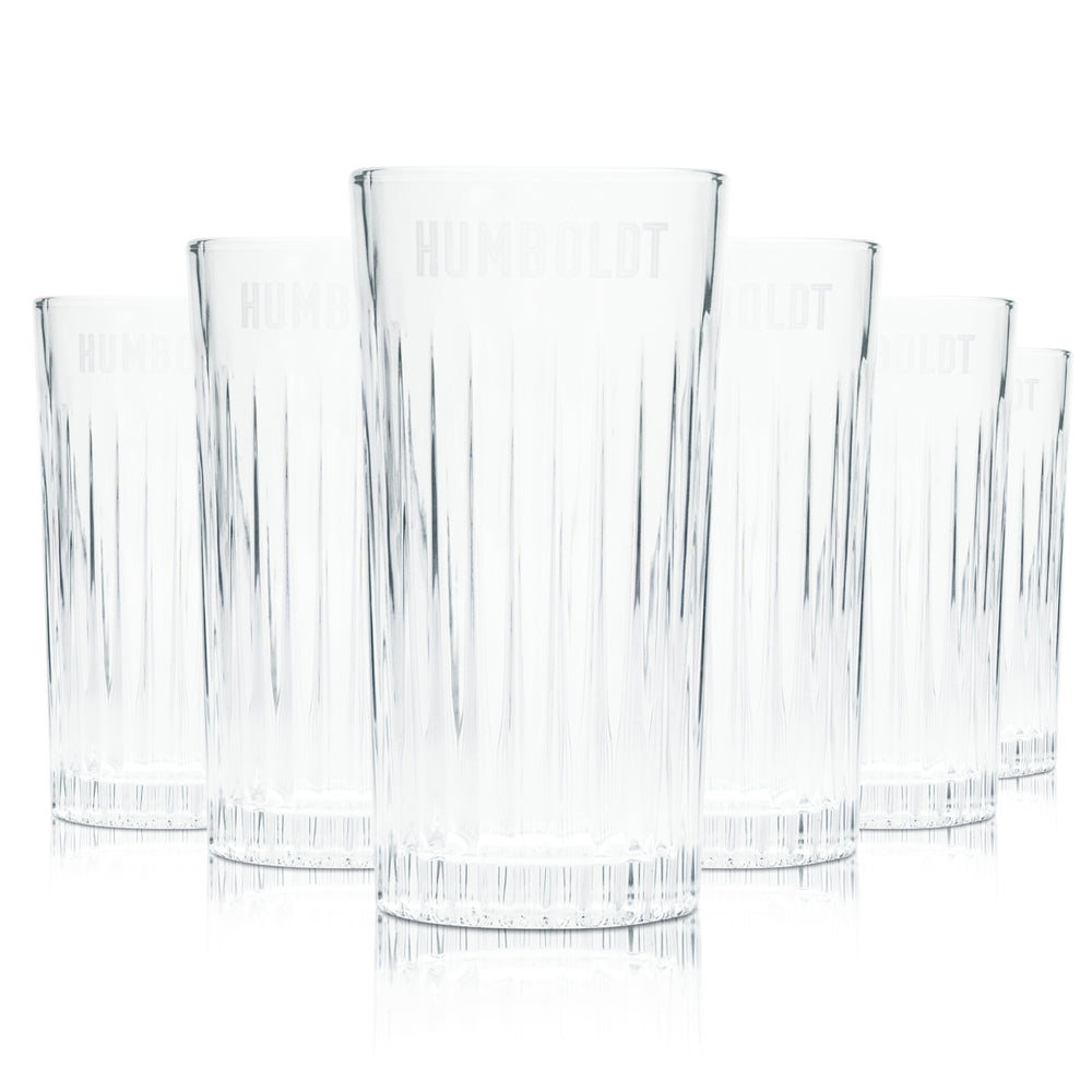 6 bicchieri da gin Humboldt 0,36 l per cocktail long drink, forma sagomata, per uso gastronomico, Kbar Tonic