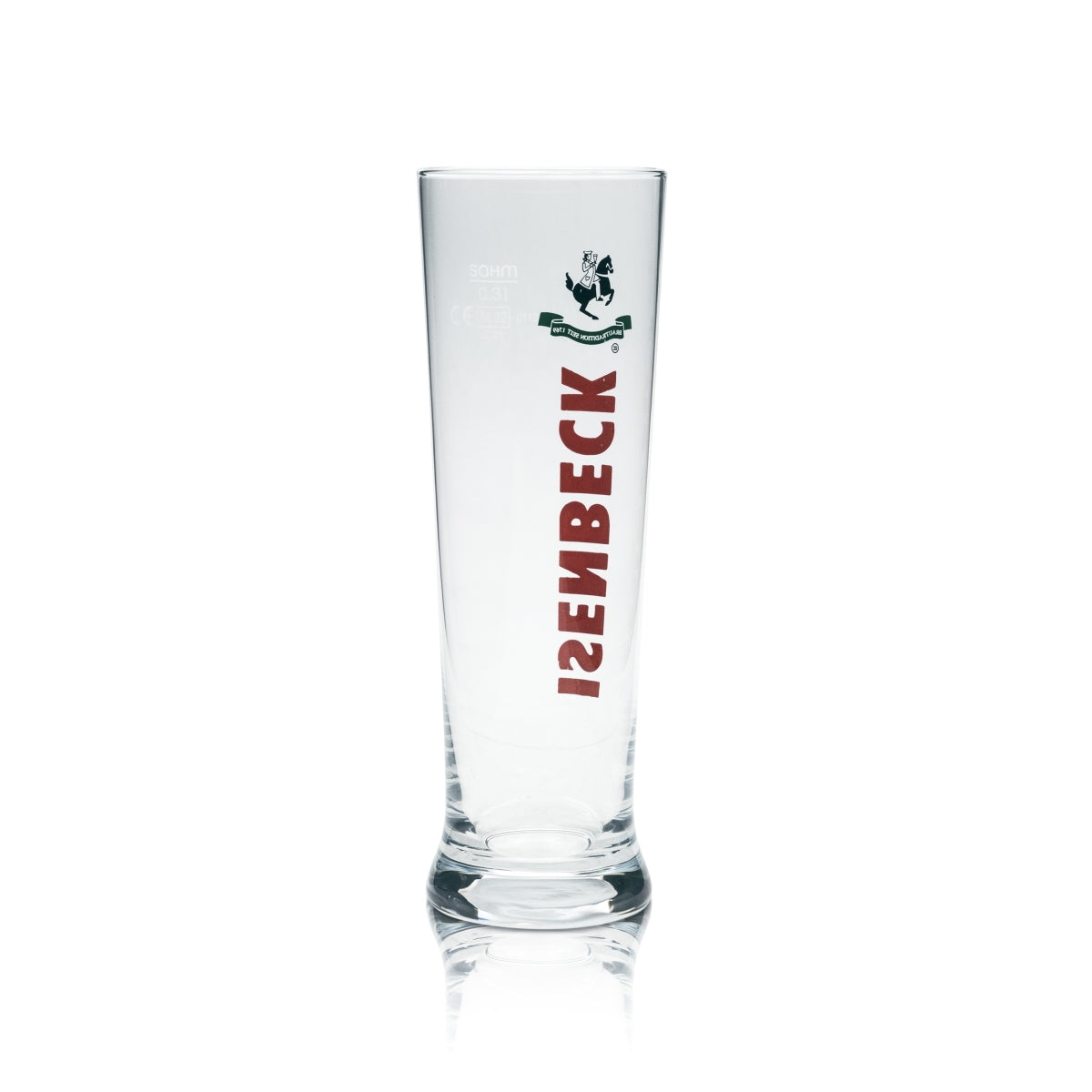 6 bicchieri da birra Isenbeck 0,3 l Kaspar Becher Sahm Pils Flöte bicchieri a forma di stelo birrificio – Vista 3