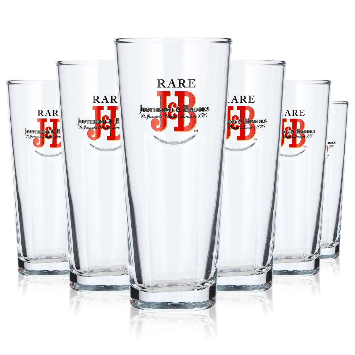 6 bicchieri da whisky J&B da 0,2 l, bicchieri da long drink Justerini & Brooks LDG (set da 6)