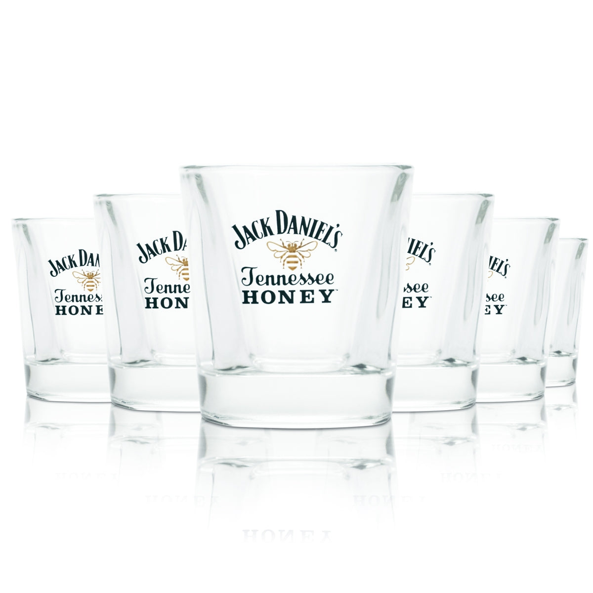 6 bicchieri Jack Daniels 0,27 l Whiskey Tumbler Tennessee HoneyGold Bourbon