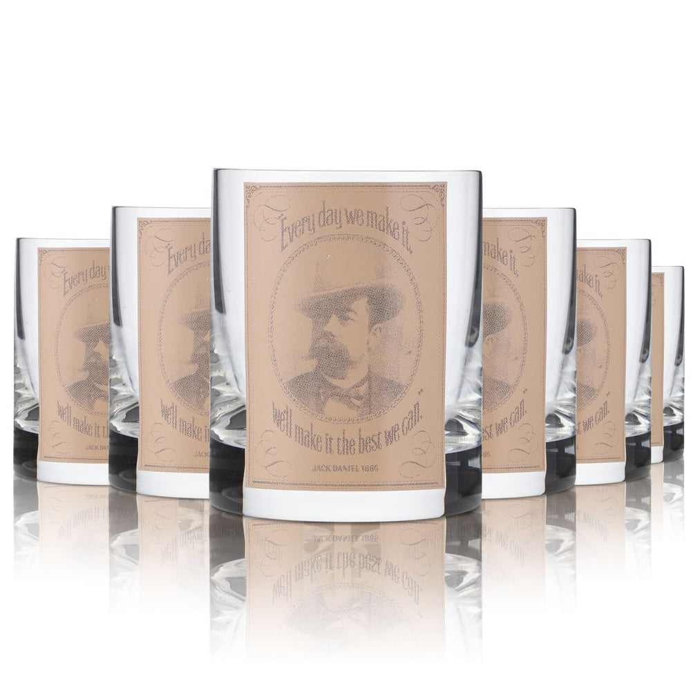 6 bicchieri Jack Daniels 80 ml bicchieri tumbler per whisky set bicchieri da liquore American USA
