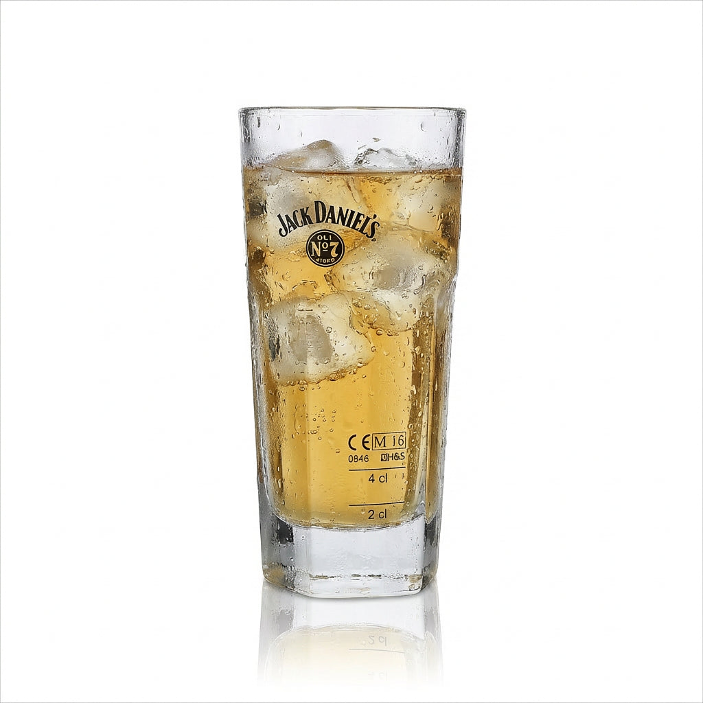 6 bicchieri da whisky Jack Daniels Longdrink impilabili – Vista 3