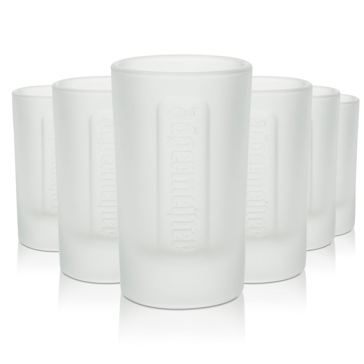 6 bicchierini Jägermeister 4 cl Bicchierini da liquore Frosted Calibrati Gastro